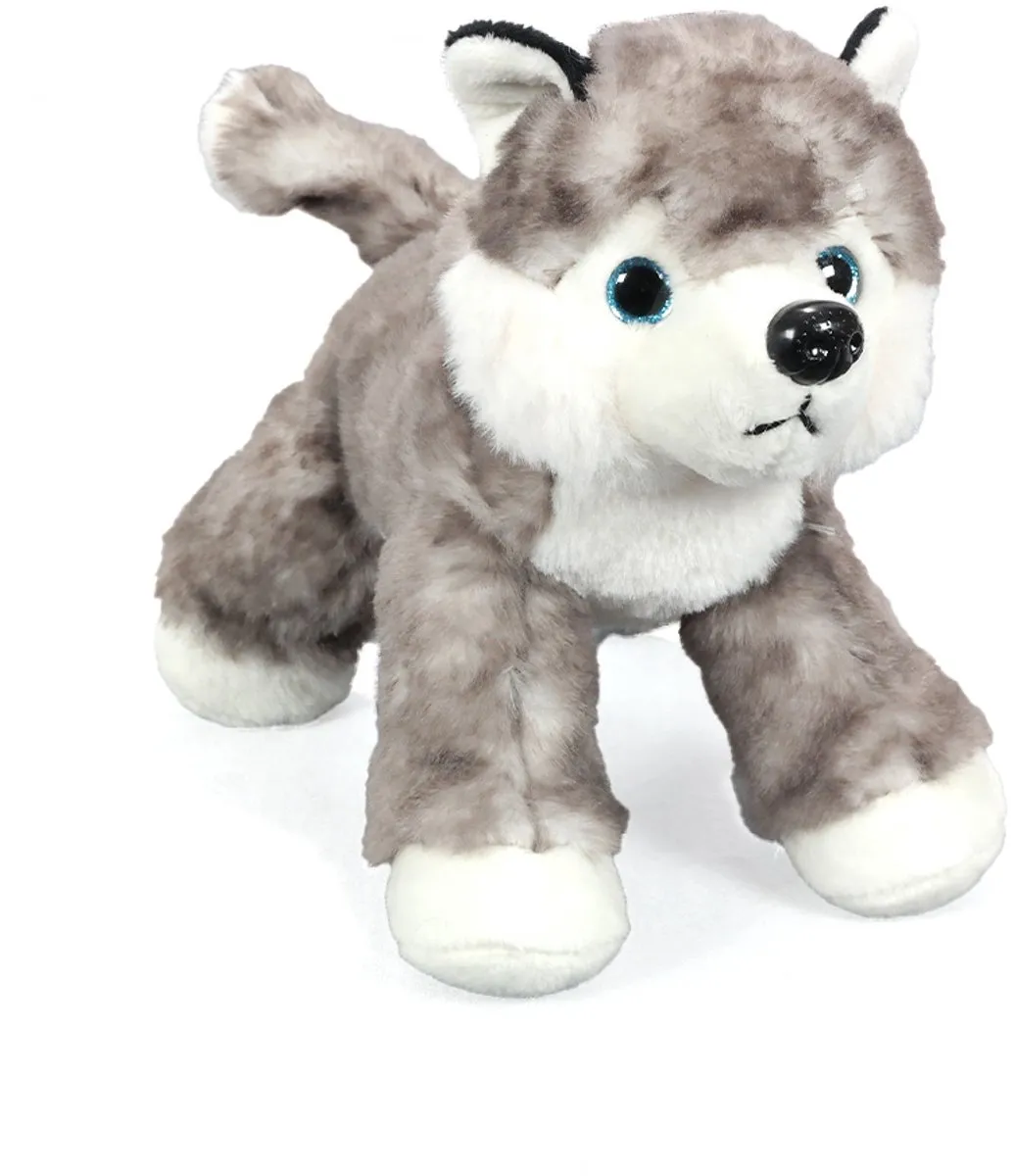 PIA Soft Toys Pluche Husky Knuffeldier 20cm
