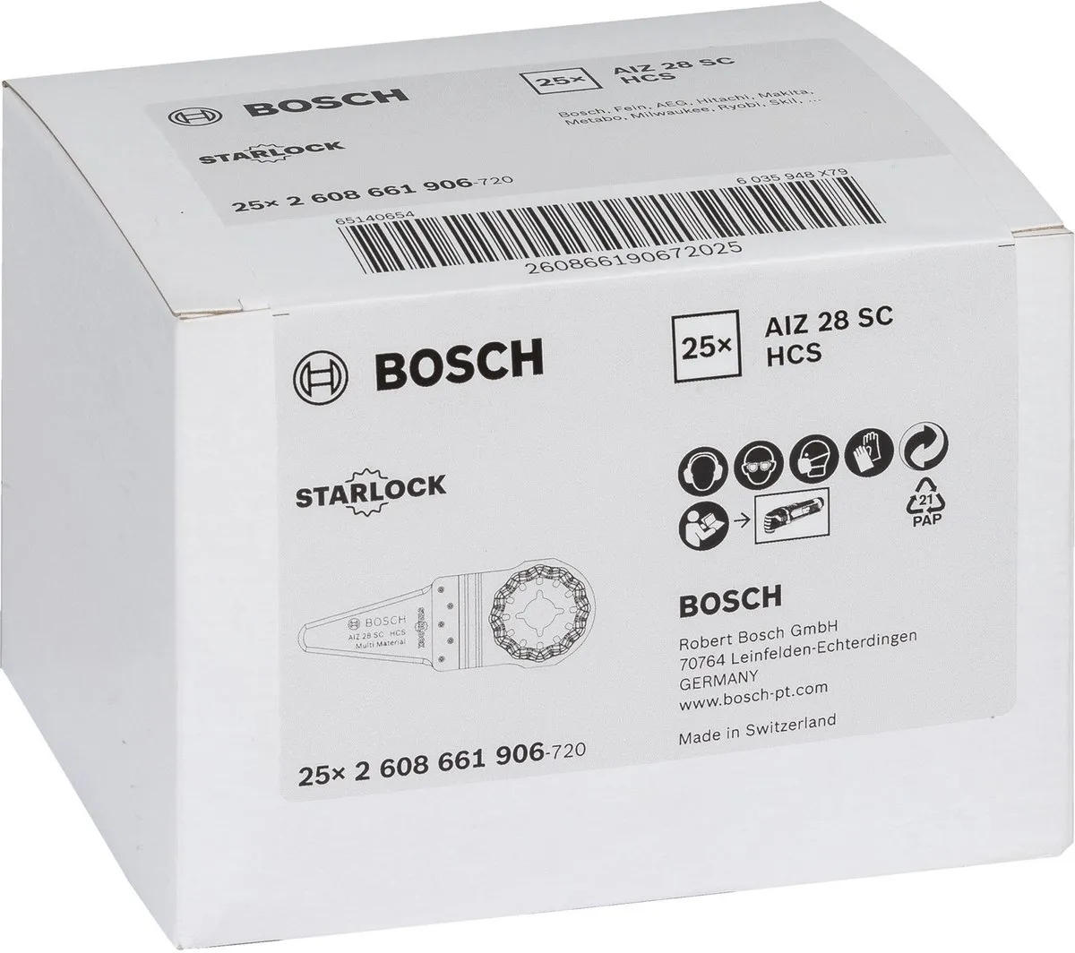 Bosch HCS AIZ 28 SC Groefsnijder 28x50mm - Oscillerend