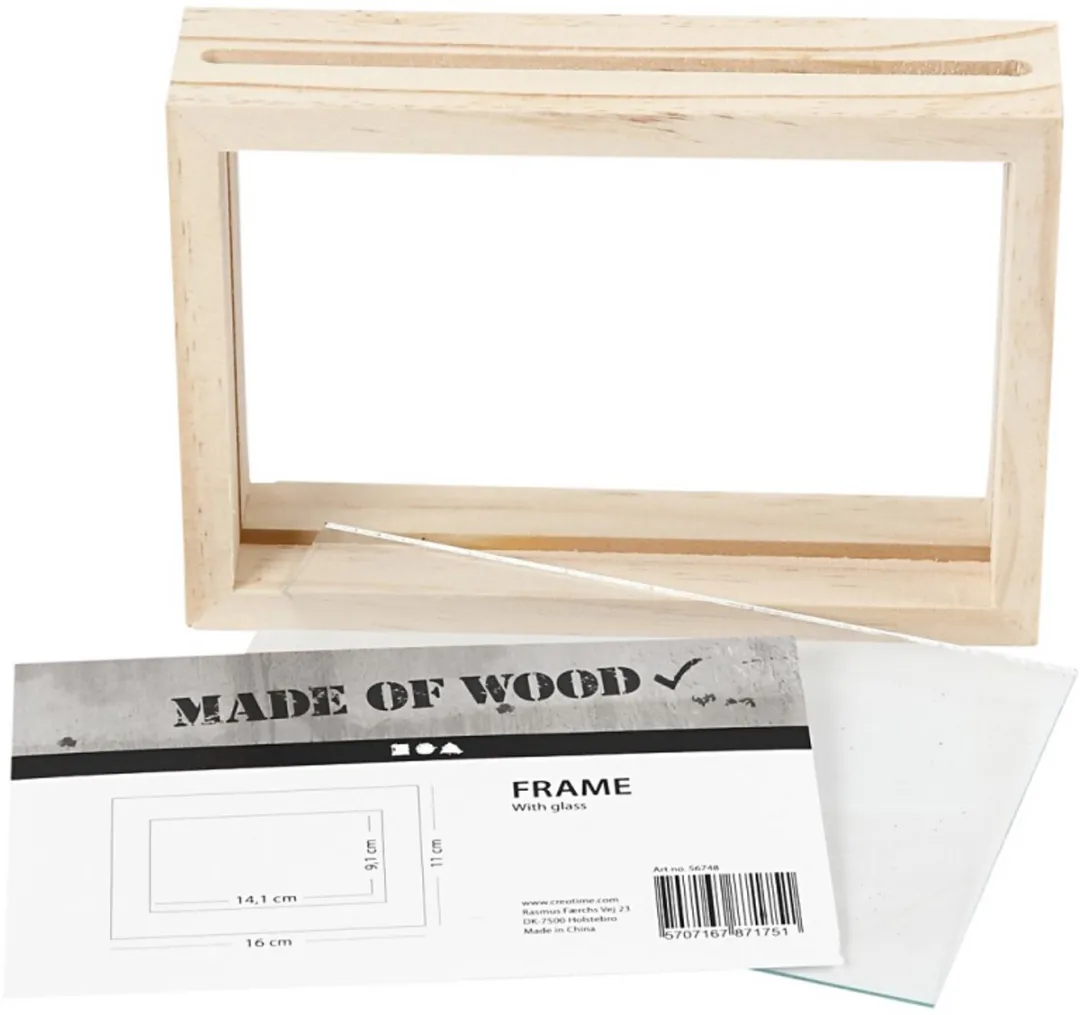 Creativ Company Houten 3D Lijst 16x11cm - Blank