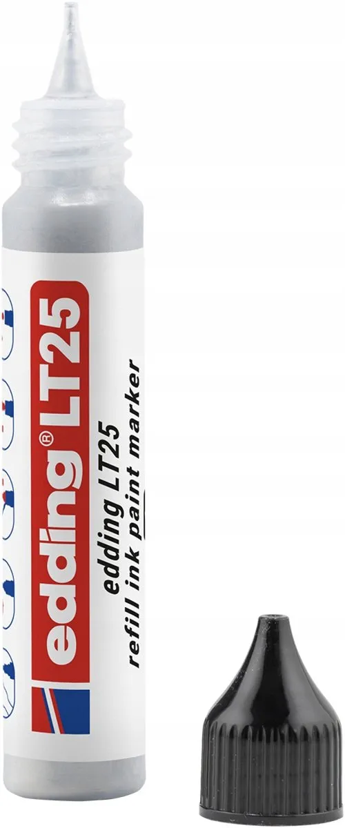 edding EcoLine e-LT 25 Olie Marker Navulinkt 25ml - Zilver
