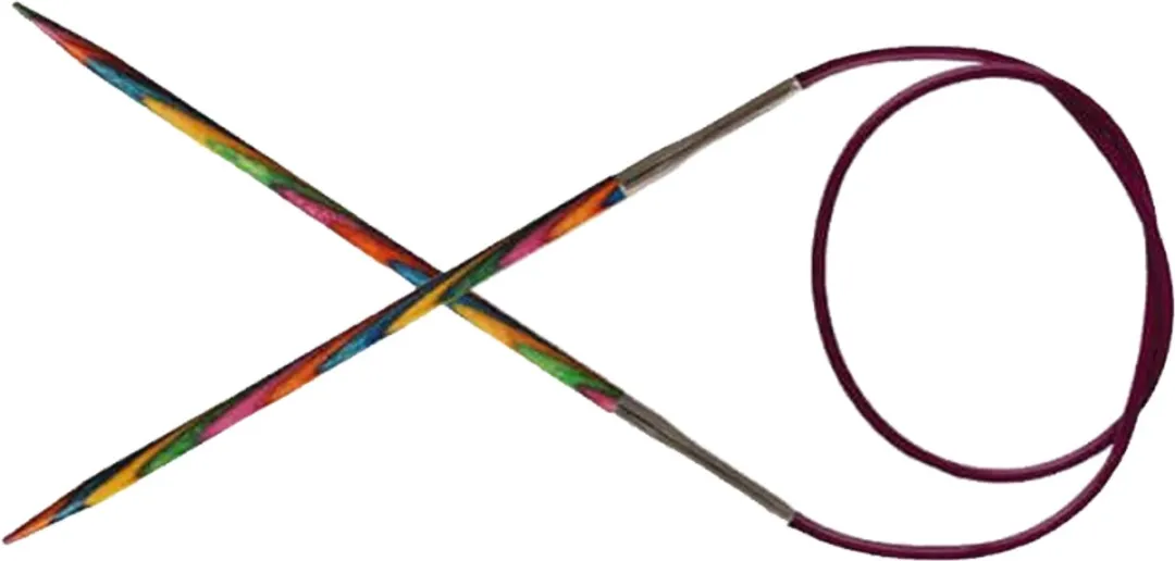 KnitPro Symfonie Rondbreinaalden 150cm 6.50mm - Multikleur