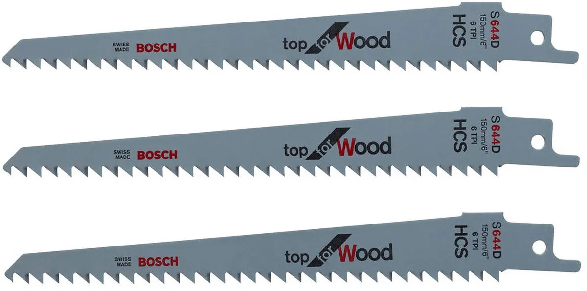 Bosch KEO Reciprozaagbladen 3-delig
