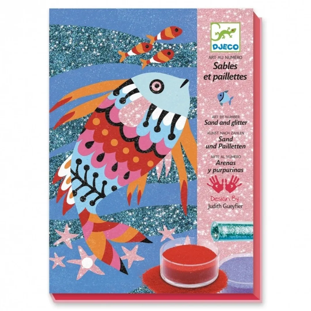 Djeco Fish Rainbows Knutselset - Multicolor