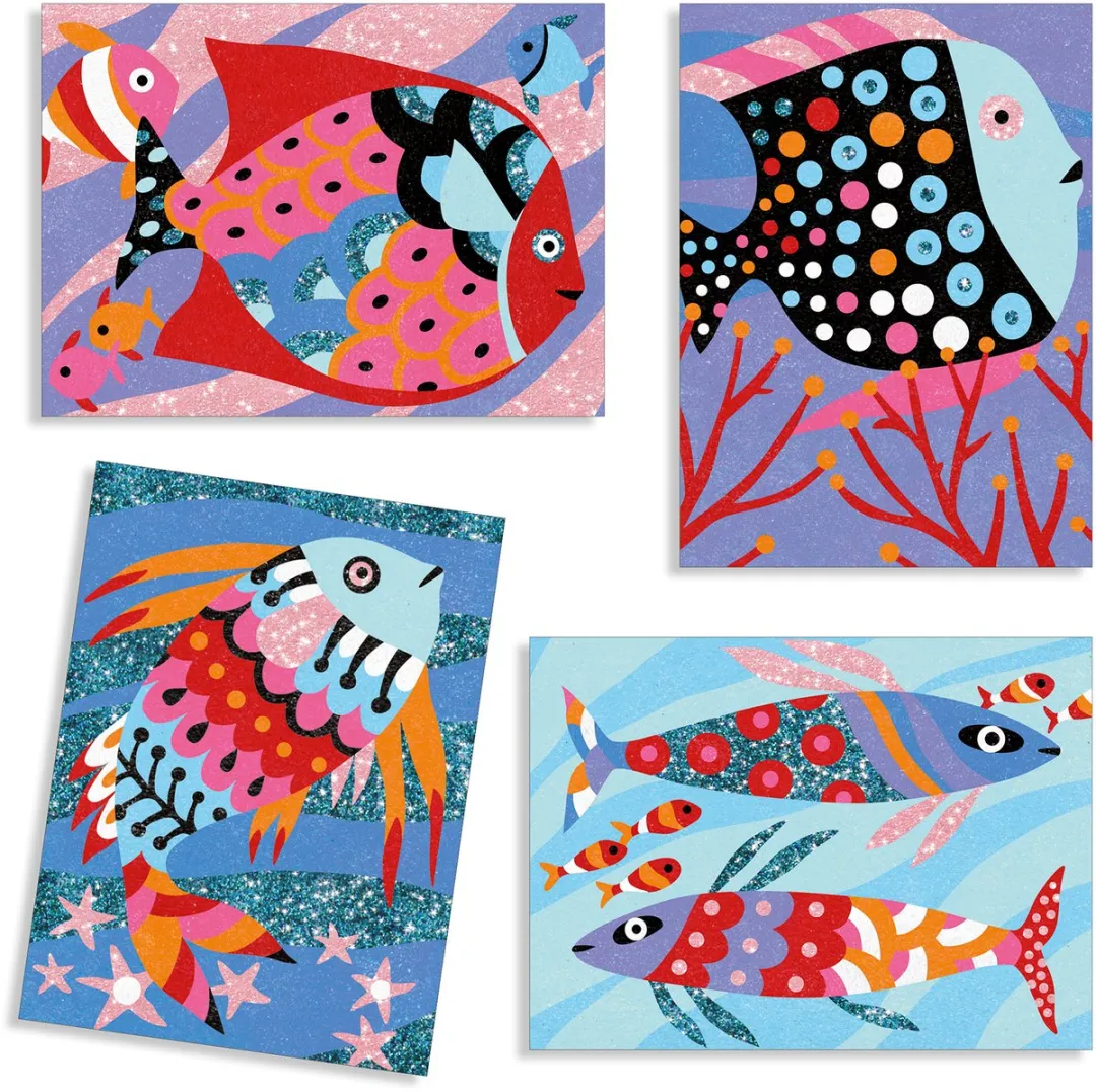 Djeco Fish Rainbows Knutselset