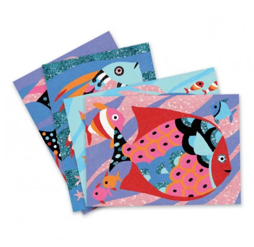 Djeco Fish Rainbows Knutselset - Multicolor