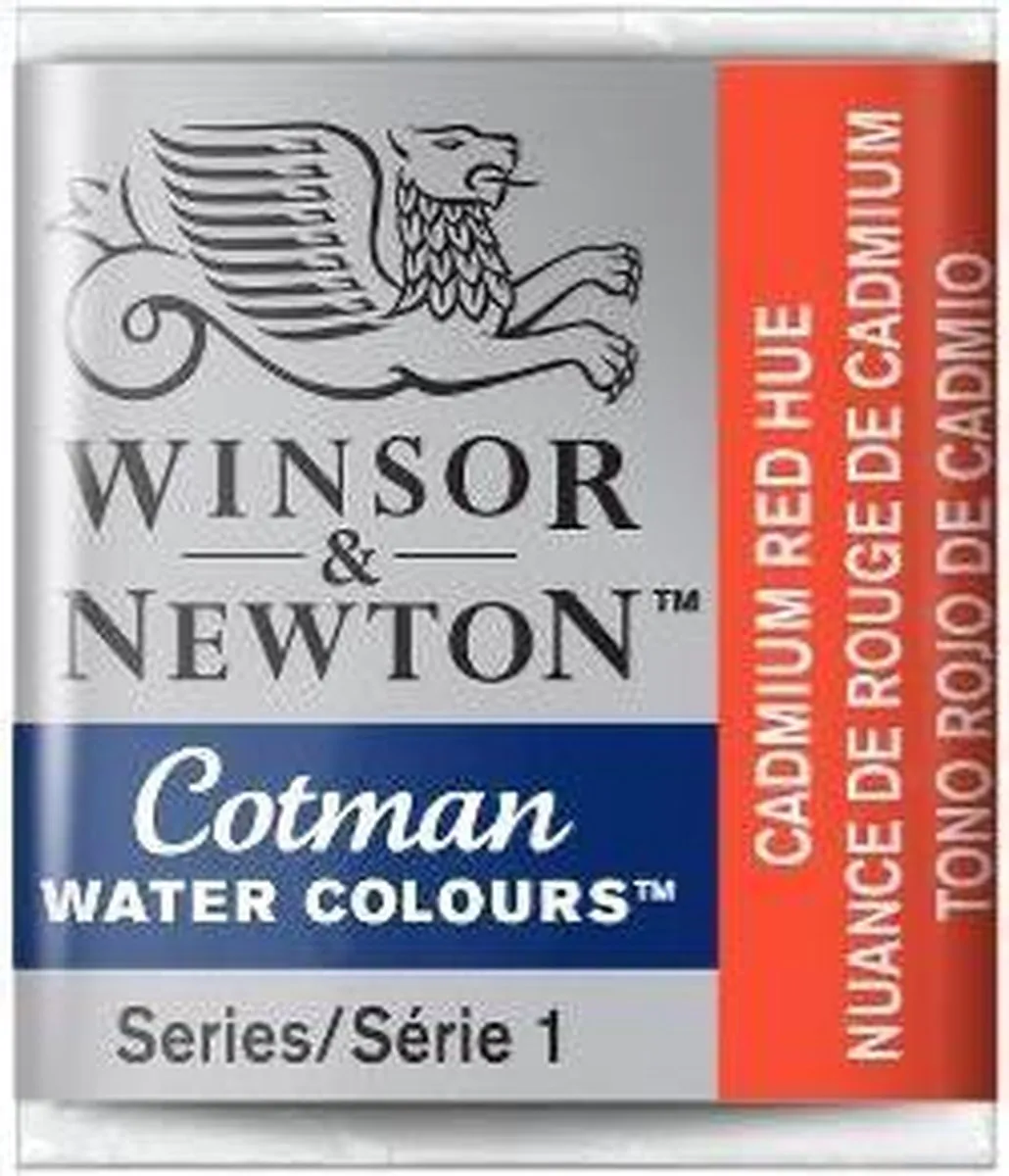 Winsor & Newton Cotman Aquarelverf Half Napje - 40 Kleuren - Rood/Oranje/Roze