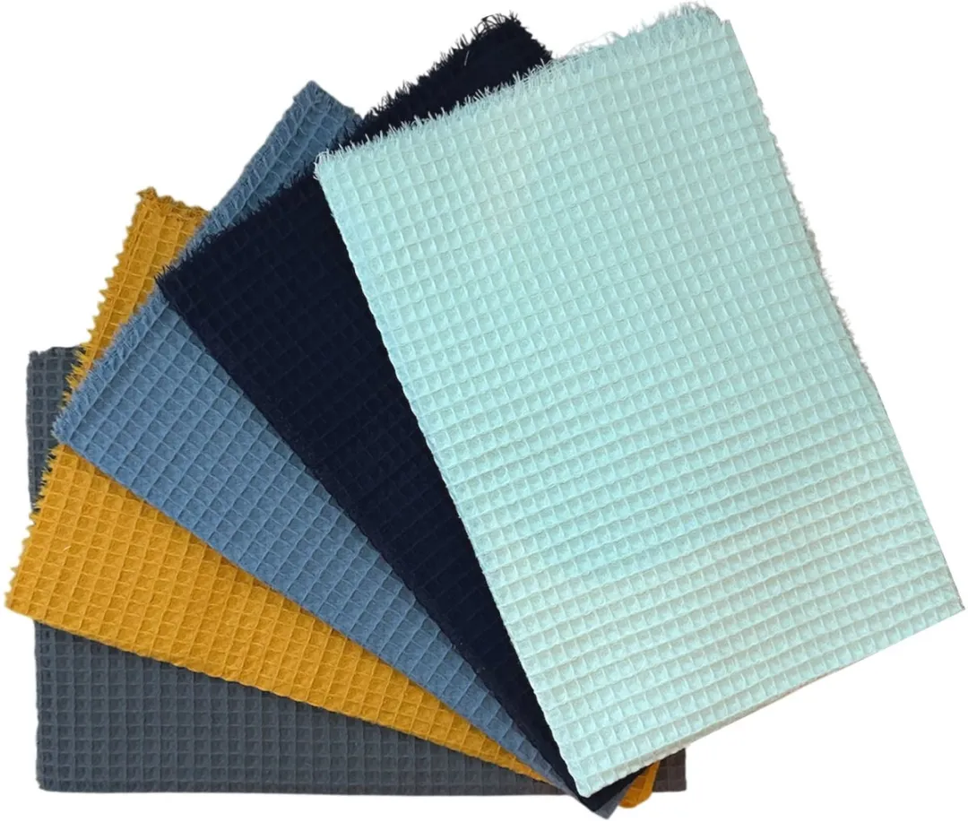 BINK Bedding Quilt Patchwork Wafelstof 5 Lapjes