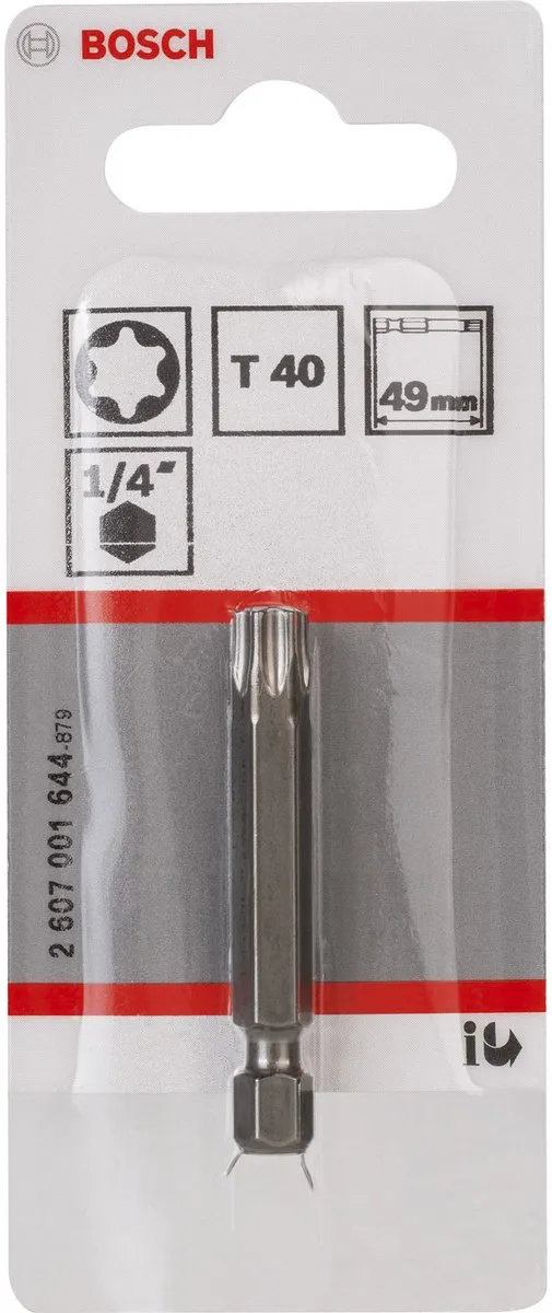 Bosch XH-TORS/T40 Torxbit - T40 - 1 Stuk