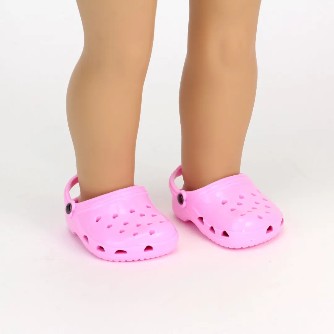Sophia's Poppen Accessoires SSPW-LP-UPC Rubber Sandaals - Roze