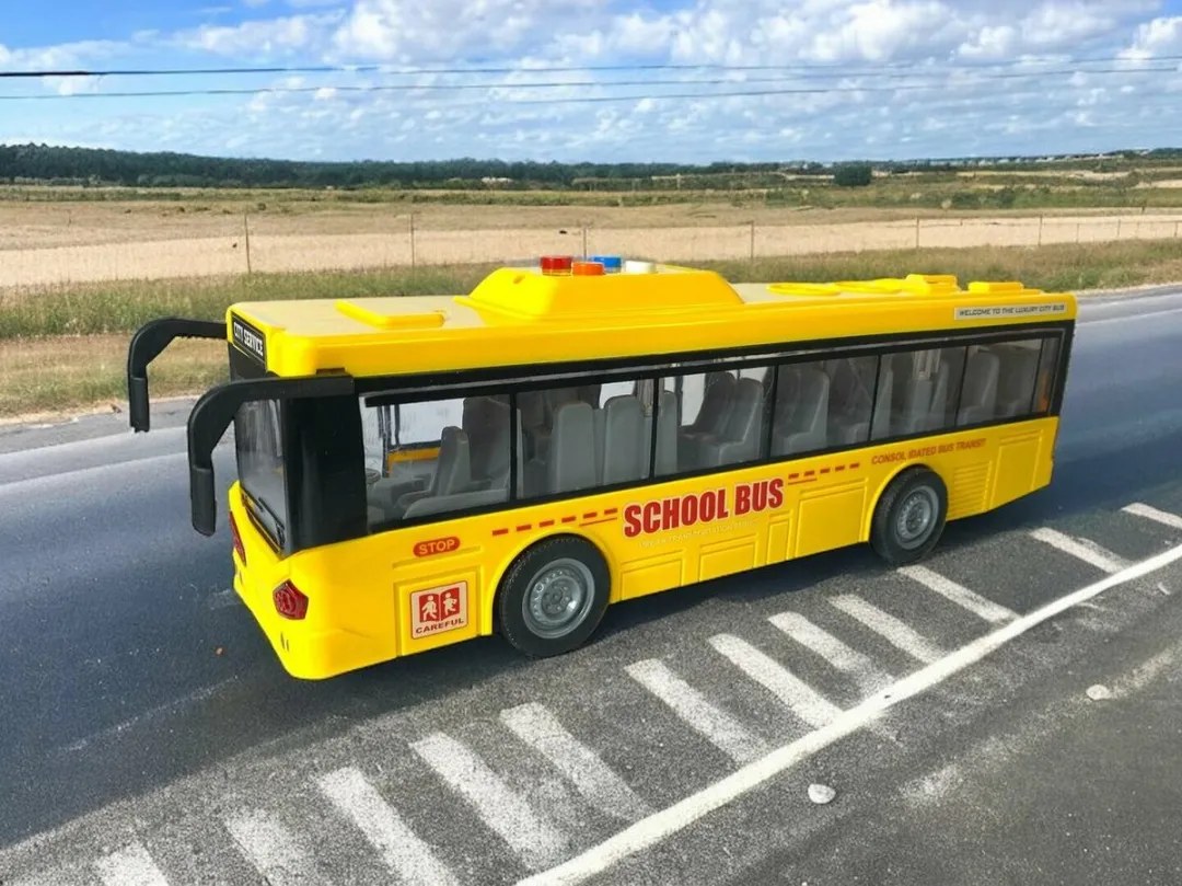 698 Toys Schoolbus Geel Licht & Geluid 28.5cm - 3x AAA - afbeelding 6 van 6