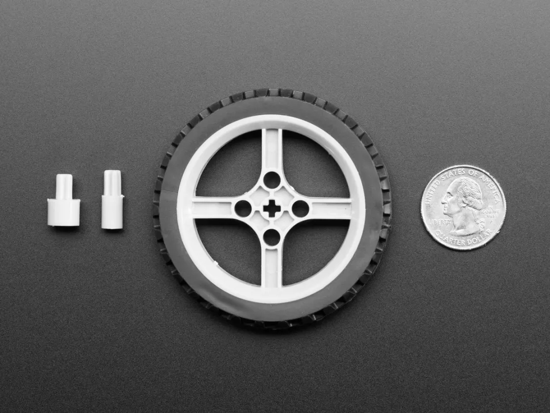 Adafruit Multi-Hub Wheel 65mm - Meerkleurig
