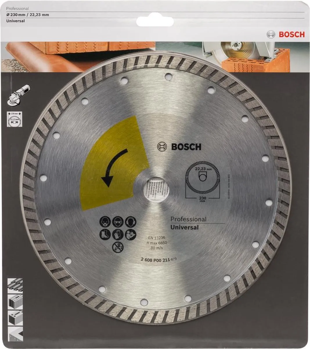 Bosch Prof. Diamantschijf Universal Turbo Top 230mm - 22.23mm