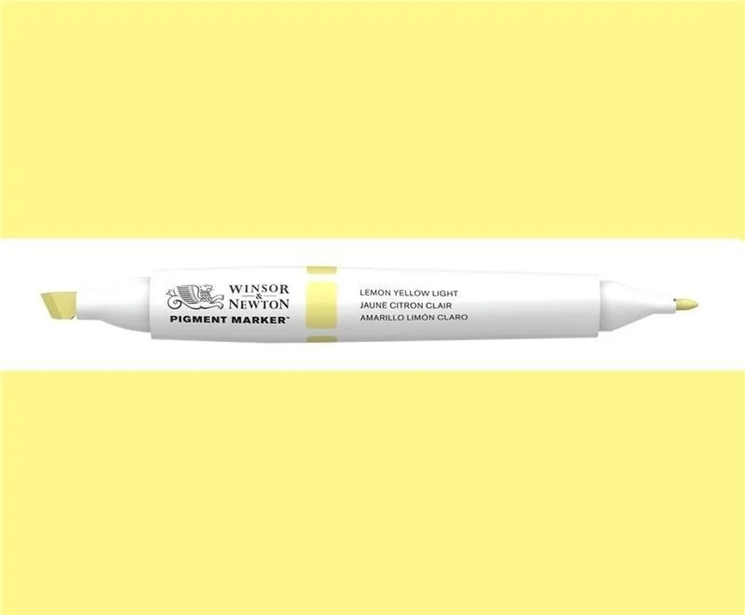 Winsor & Newton Pigment Marker Lemon Yellow Light 0202/001
