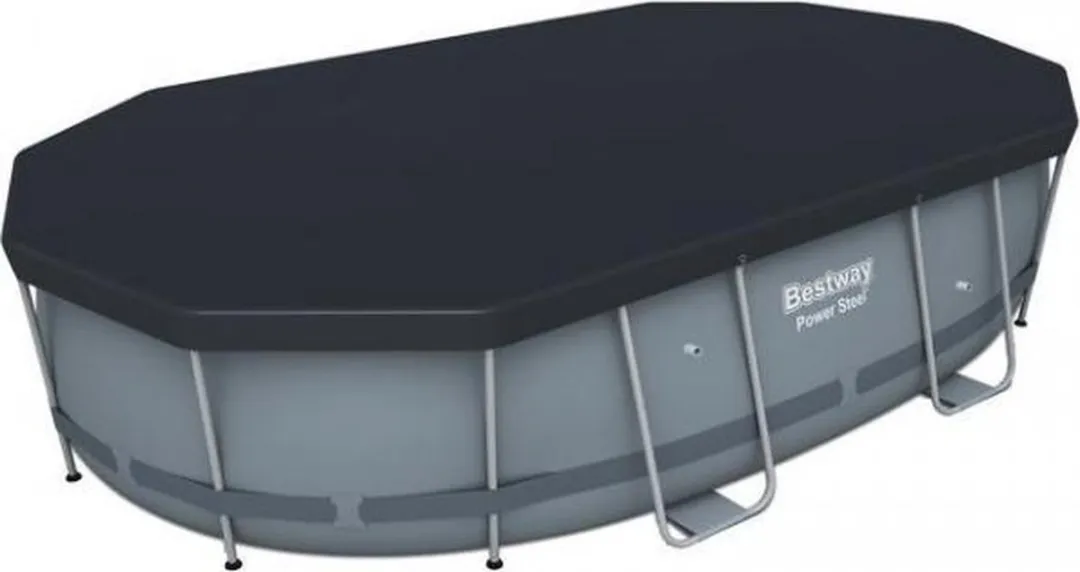 Bestway Power Steel Ovale Zwembadset 56938 - 10.900L - Grijs - afbeelding 6 van 6