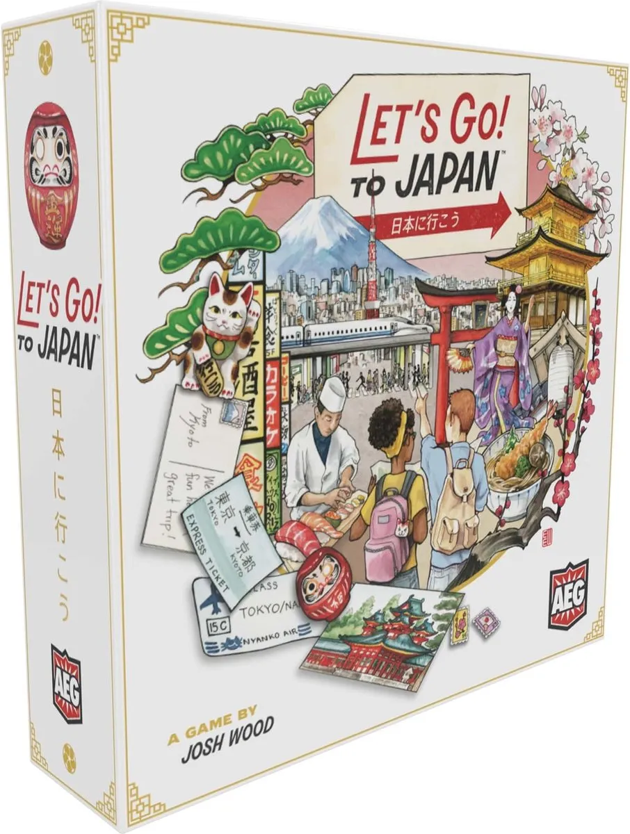 White Goblin Games Let's go to Japan Familiespel - 1-4 Spelers
