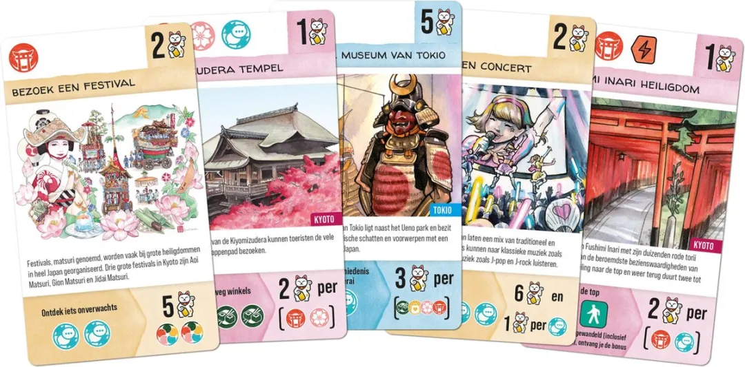 White Goblin Games Let's go to Japan Familiespel - 1-4 Spelers