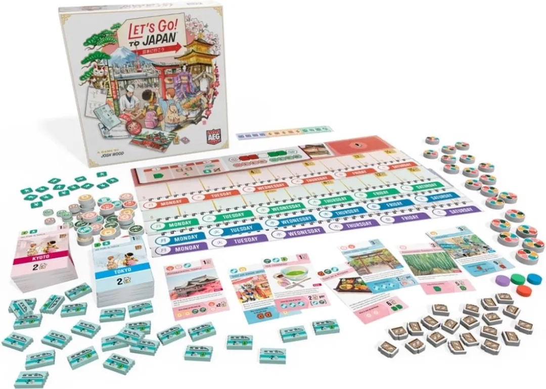 White Goblin Games Let's go to Japan Familiespel - 1-4 Spelers