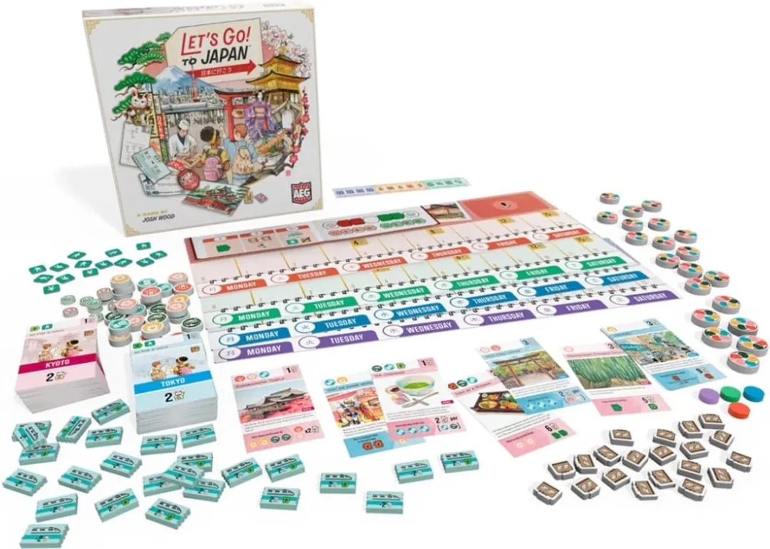 White Goblin Games Let's go to Japan Familiespel - 1-4 Spelers