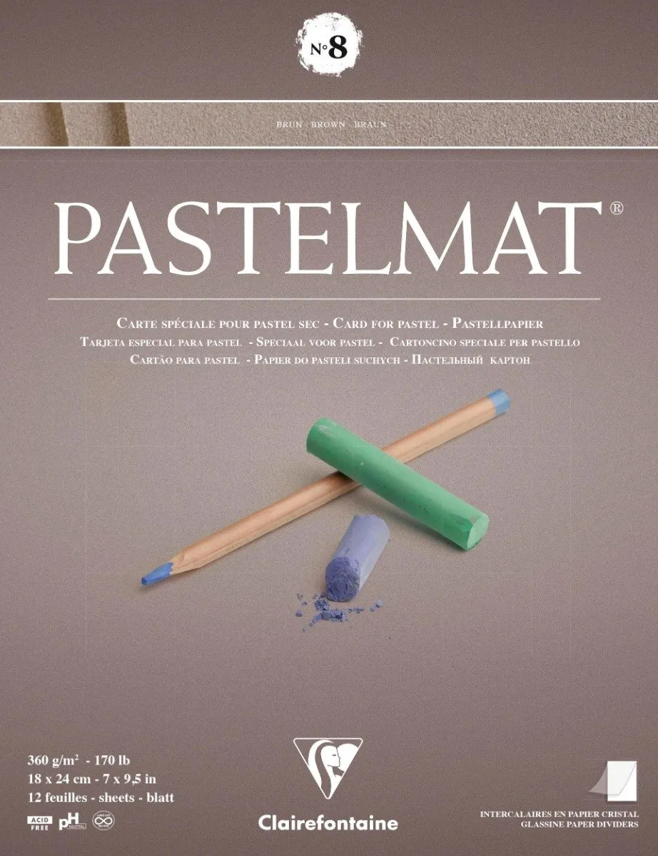 Clairefontaine Pastelmat Papier 18x24cm