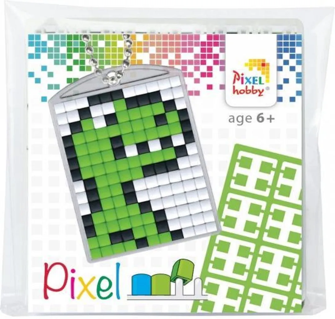 Pixelhobby Medaillon Startset Dino 23029 - Meerkleurig