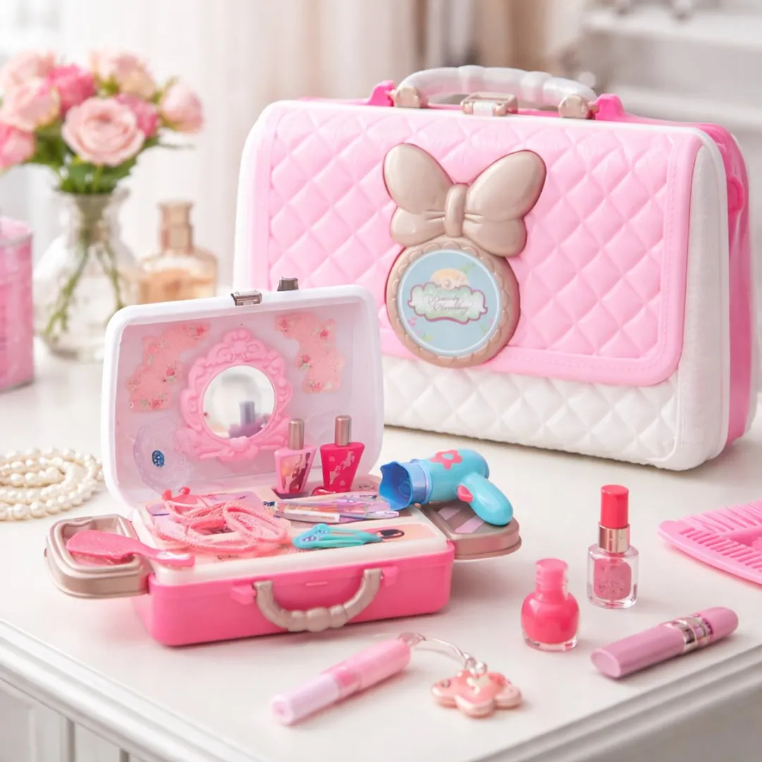 Eddy Toys Beauty Handbag Make-Up Speelgoed 18-delig - Multicolor