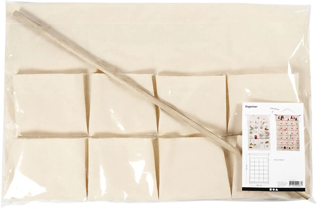 Creativ Company Hangende Organizer 60x93cm - 24 Vakken Multicolor