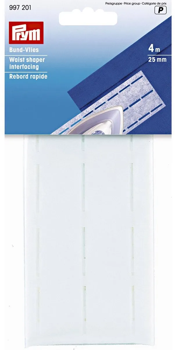 Prym Boordvlies 25mm - 4m Wit