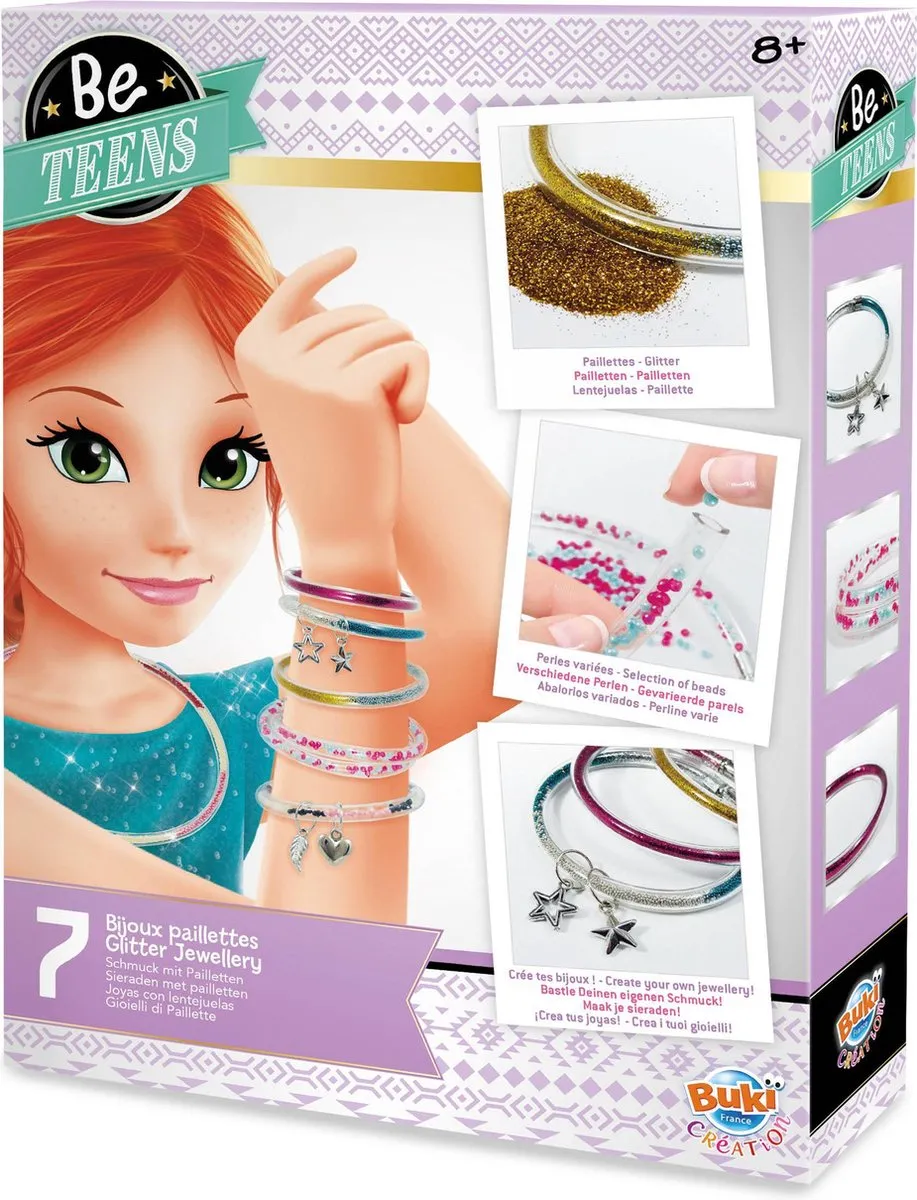 Buki Sieraden met Pailletten Meerkleurig