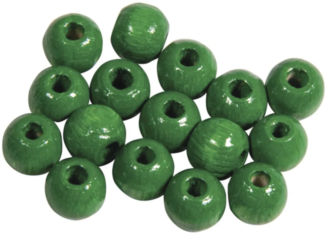 Rayher Houten Kralen Groen Ø6mm