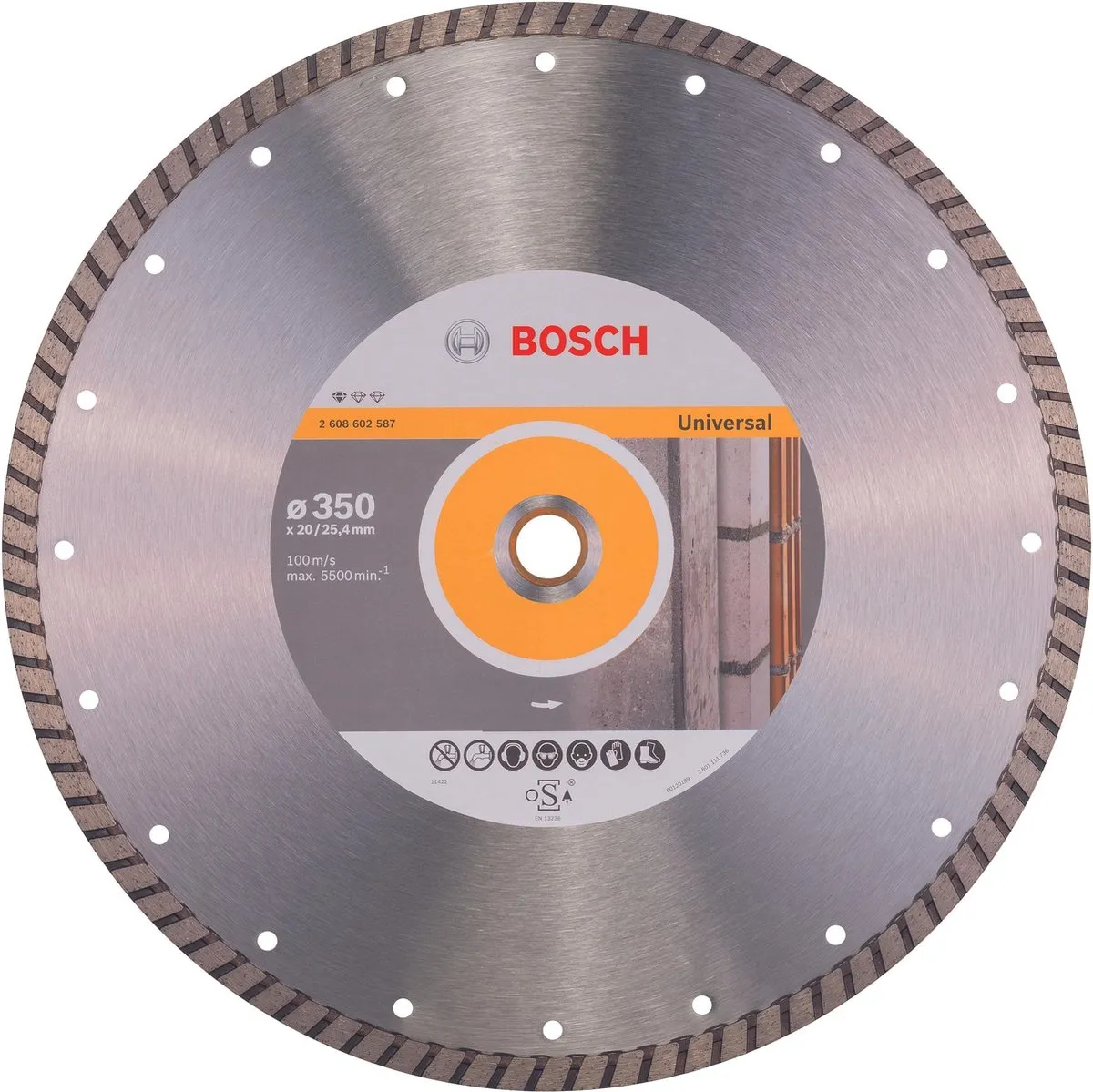 Bosch Diamantdoorslijpschijf Standard for Universal Turbo 350x20x3x10mm