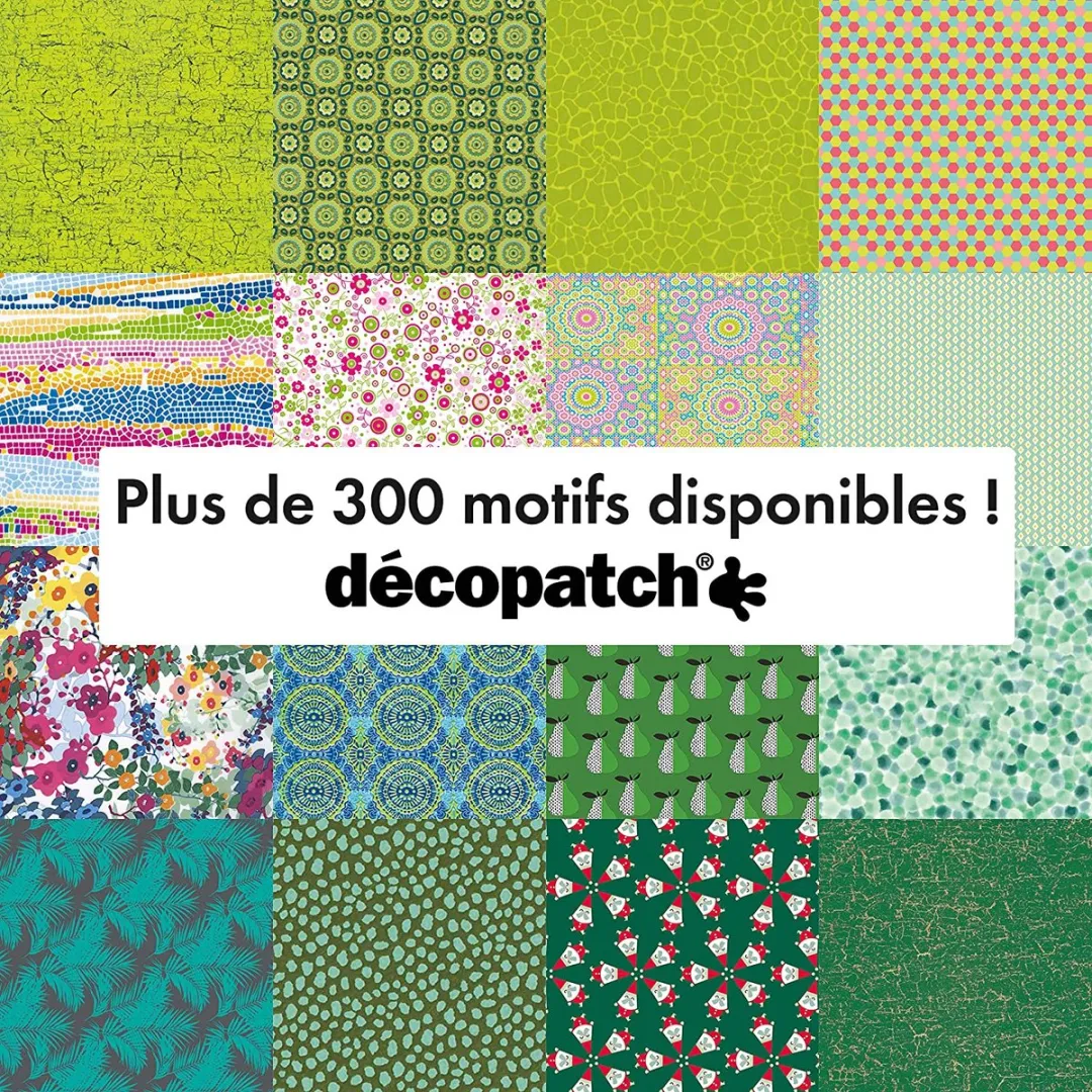 Decopatch Papier A3 - 1 Stuk - Emerald Groen