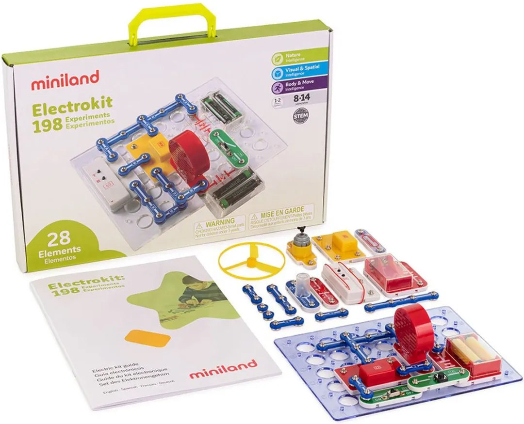 Miniland Elektrokit 99116 - 198 Experimenten