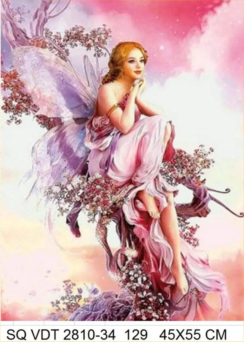 VDTOYS Diamond Painting VDTB129 Groot - 45x55cm - Fairy 3