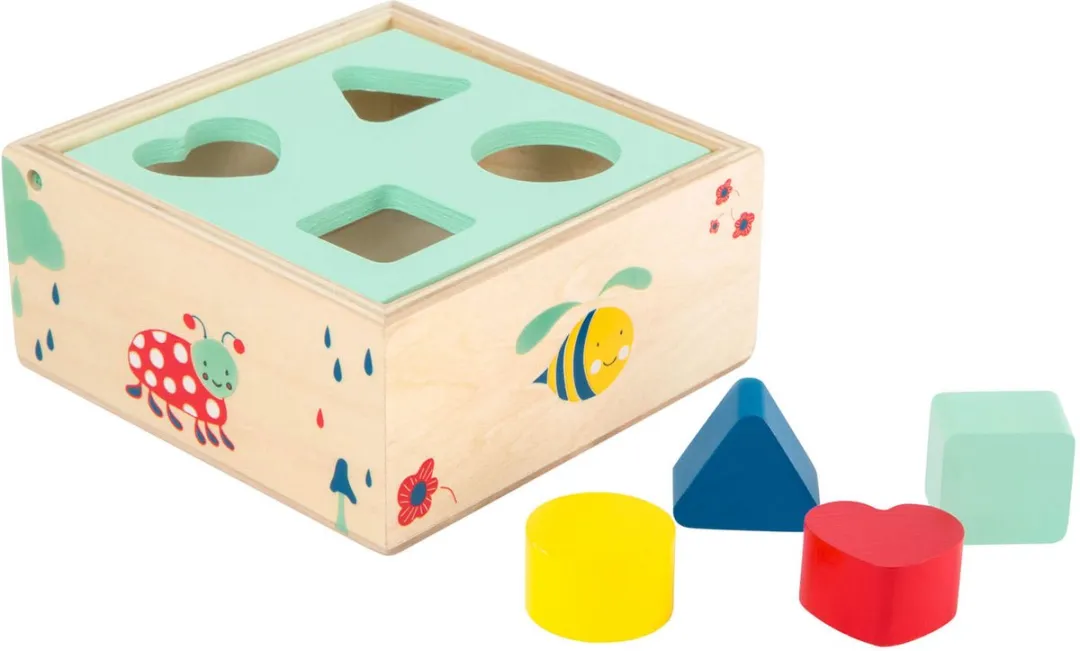Small Foot Houten Vormenstoof met Blokken Natuur