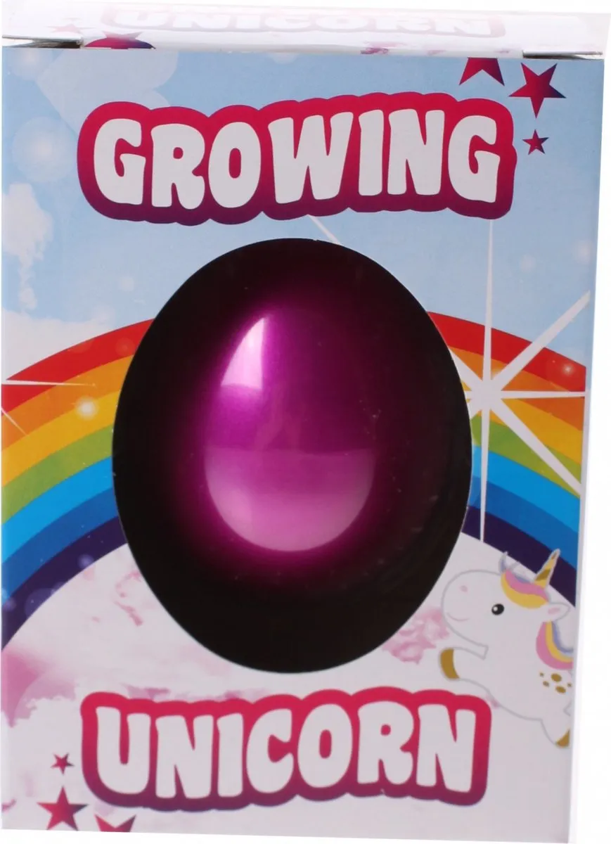 Johntoy Ei Met Groeiende Eenhoorn 24309 - Roze