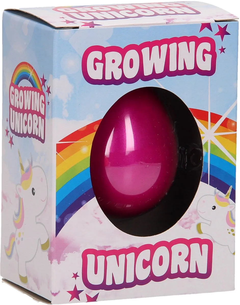 Johntoy Ei Met Groeiende Eenhoorn 24309 - Roze