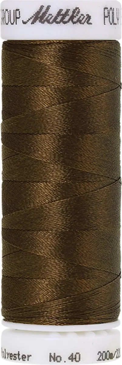 Amann Mettler Polysheen Borduurgaren 200m - Bruin