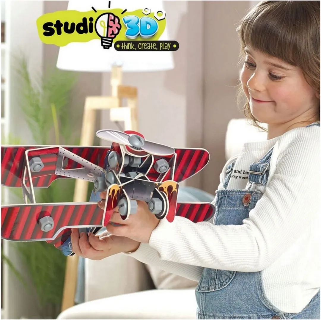 Educa Studio 3D Modelvliegtuig - 56 Onderdelen - afbeelding 5 van 6