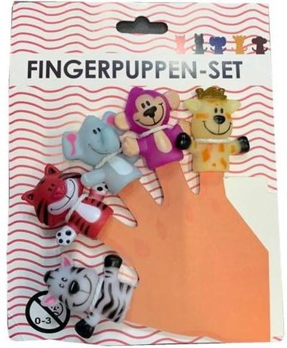 Simply for Kids Vingerpoppetjes Set - 5 Stuks