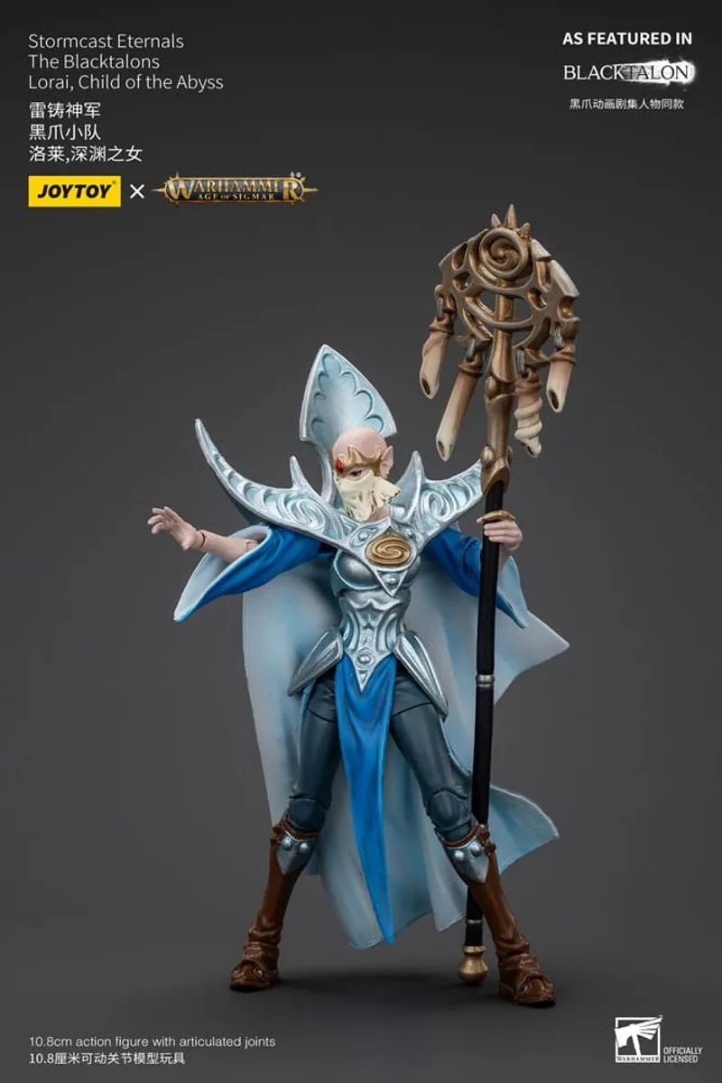Joy Toy Warhammer Age of Sigmar Stormcast Eternals The Blacktalons Lorai - 20cm Action Figuur - Multi