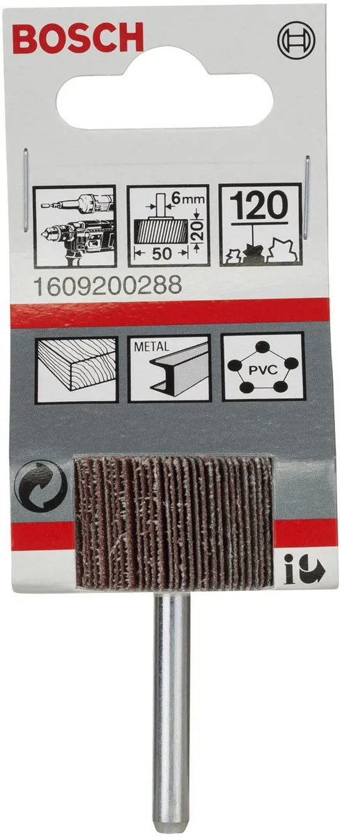 Bosch Lamellenslijper 6mm - Roterend - 1 Stuk