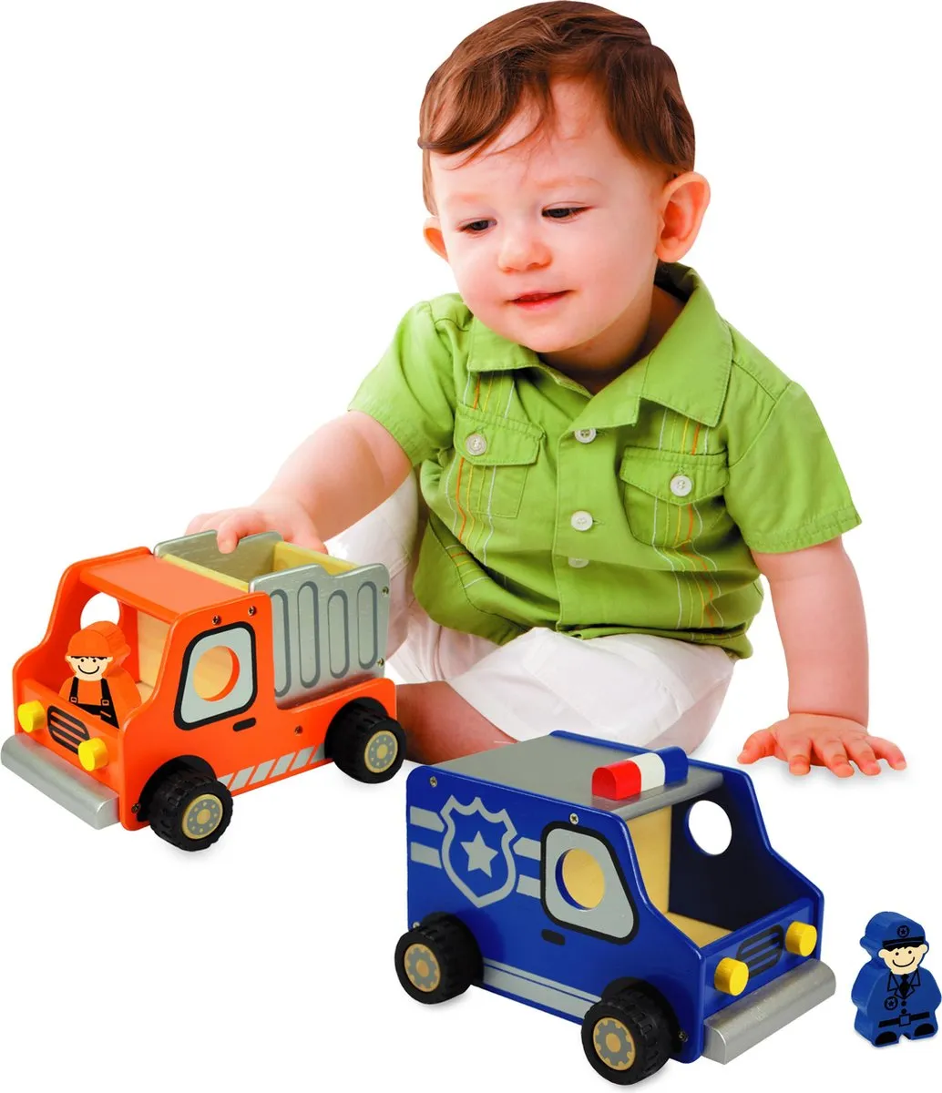 I'm Toy Politieauto IM29590 - Blauw