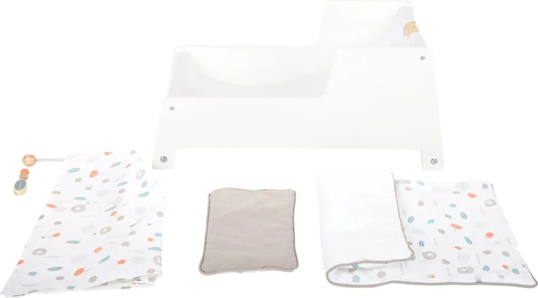 Small Foot Doll's Cradle Little Button - Multi
