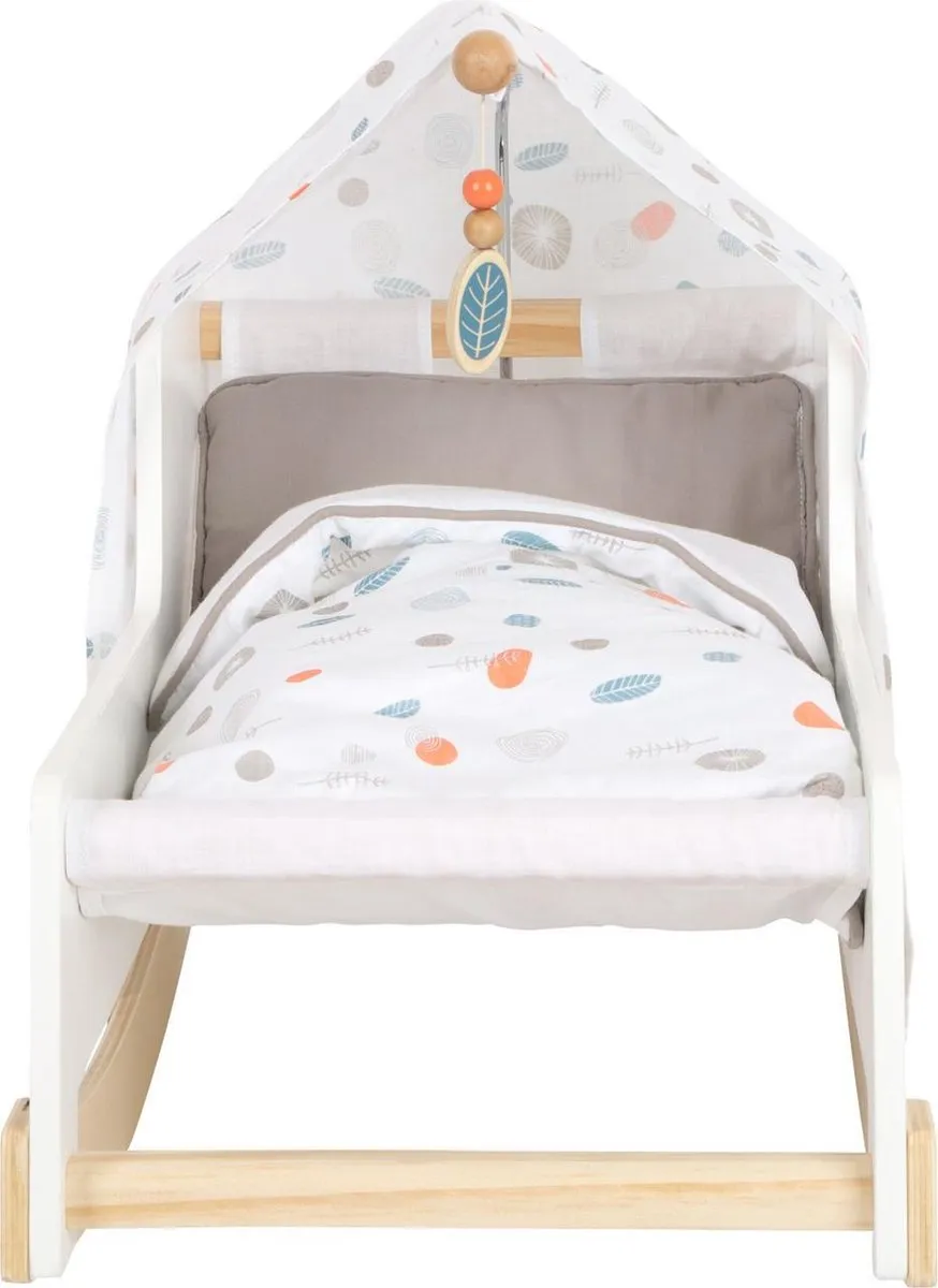 Small Foot Doll's Cradle Little Button - Multi - afbeelding 6 van 6