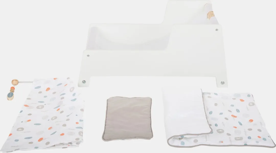 Small Foot Doll's Cradle Little Button - Multi
