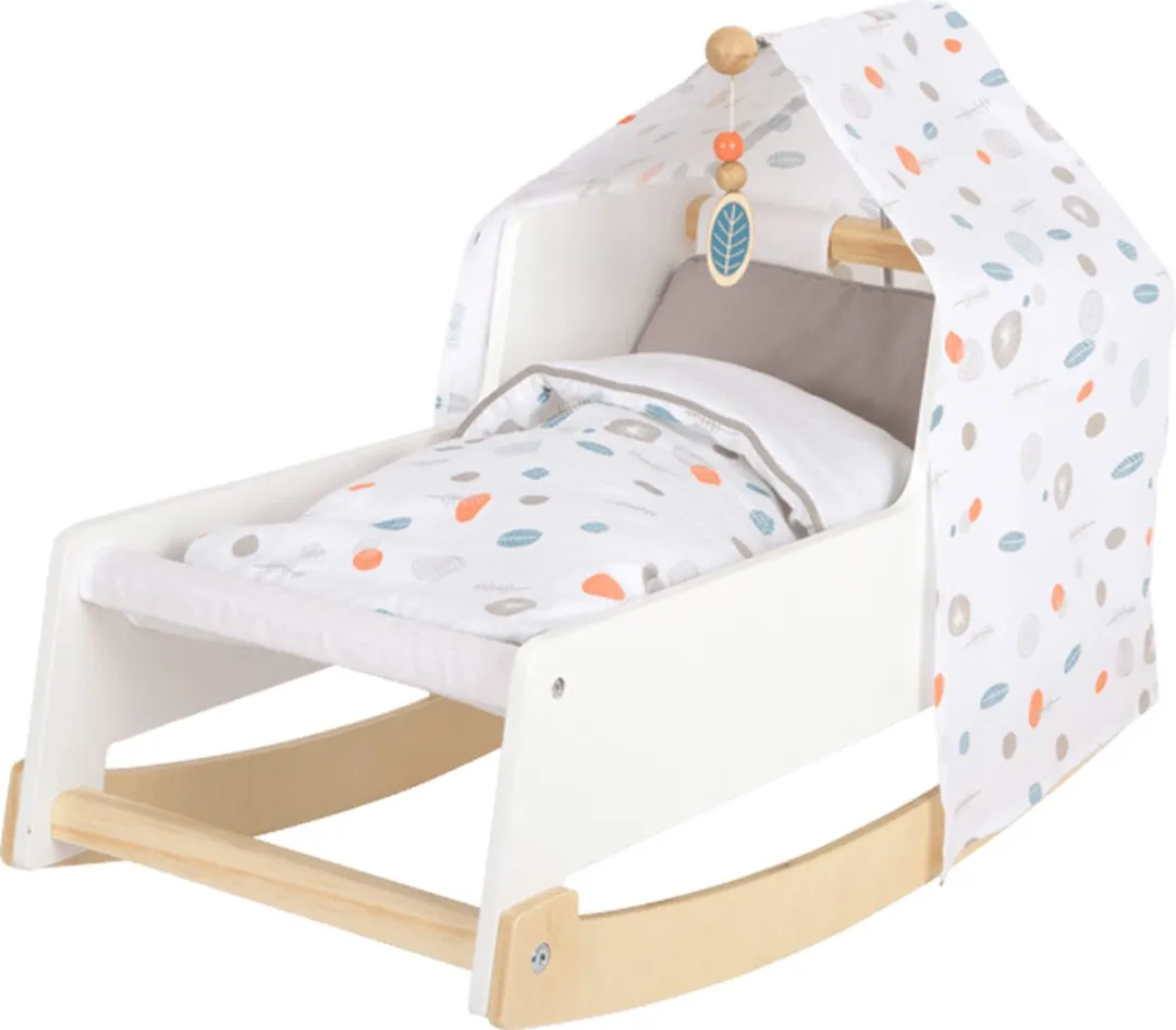 Small Foot Doll's Cradle Little Button