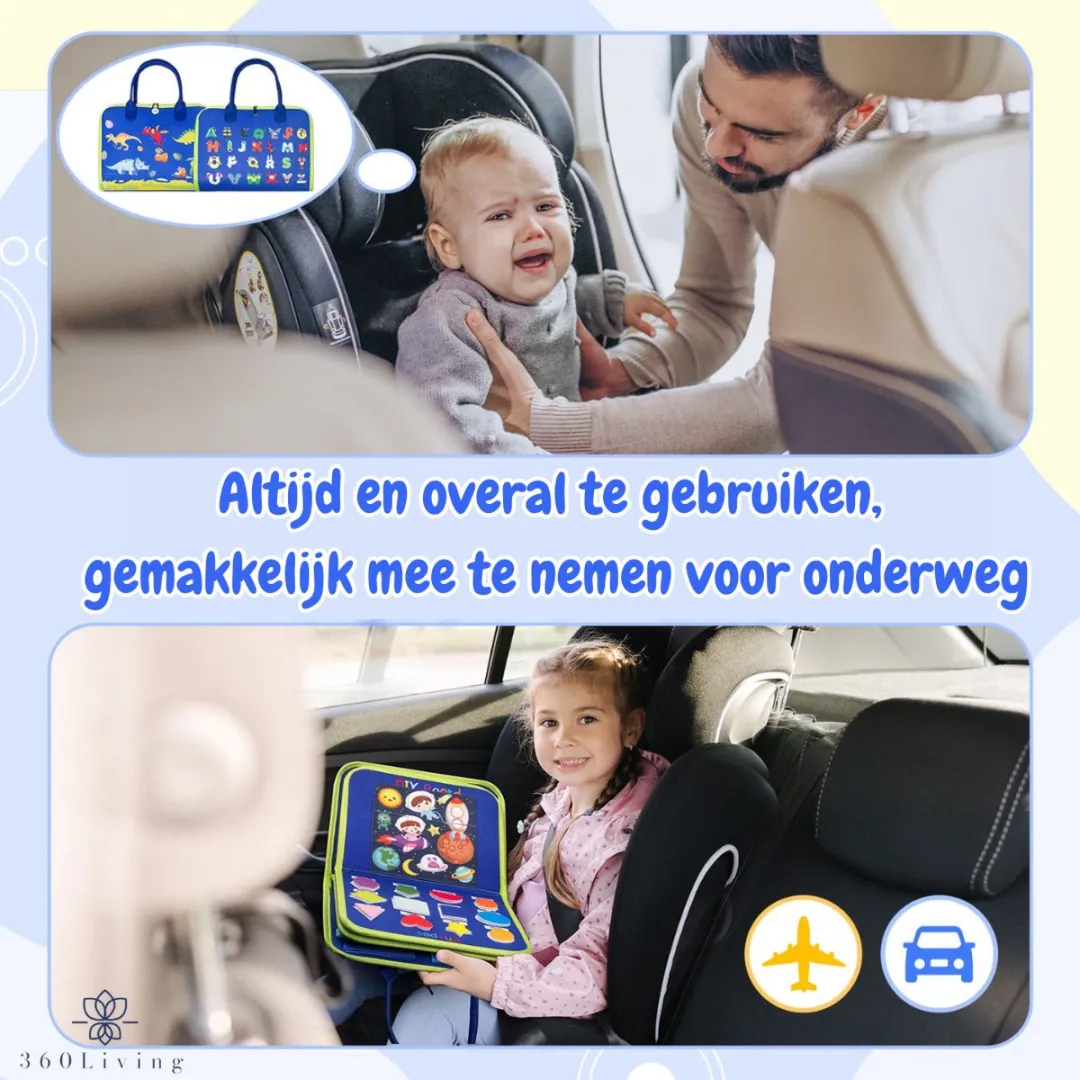 360 Toys Busy Board 63630 - Nederlands - 8 Pagina's - Blauw - afbeelding 6 van 6