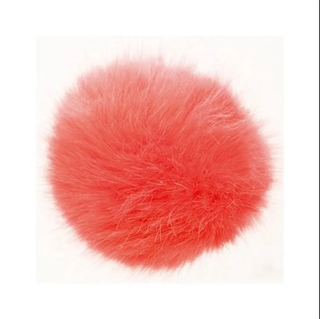 Rico Design Kunstbont Pompon Medium Coral