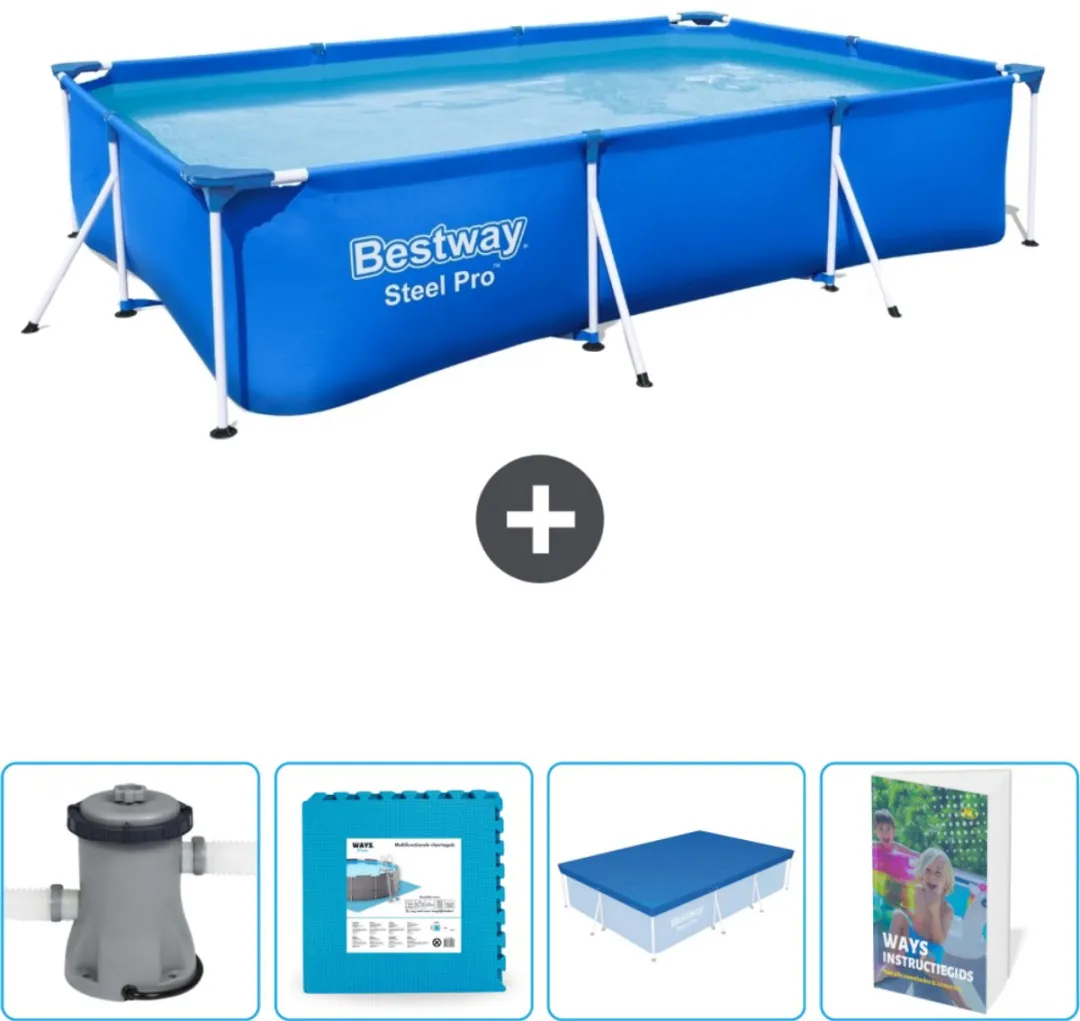 Bestway Steel Pro Zwembad 300x201x66cm