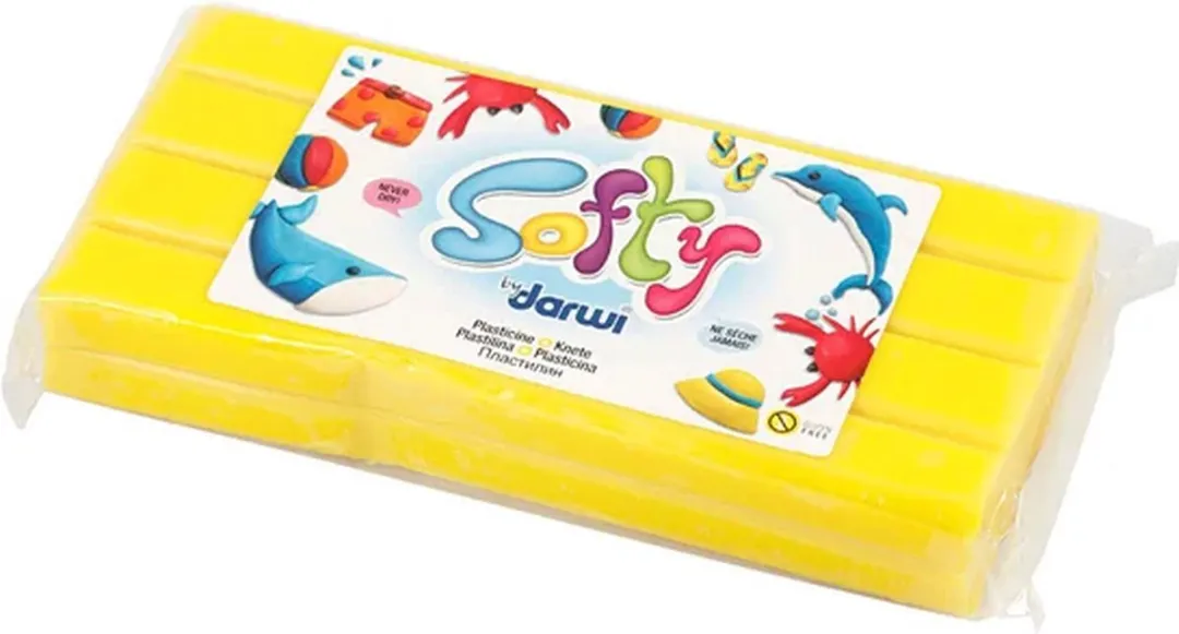 Creativ Company Softy Boetseerklei 500g - Geel